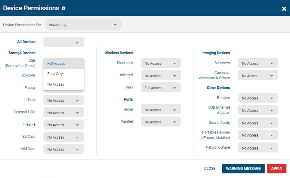 screenshot of AccessPatrol by CurrentWare